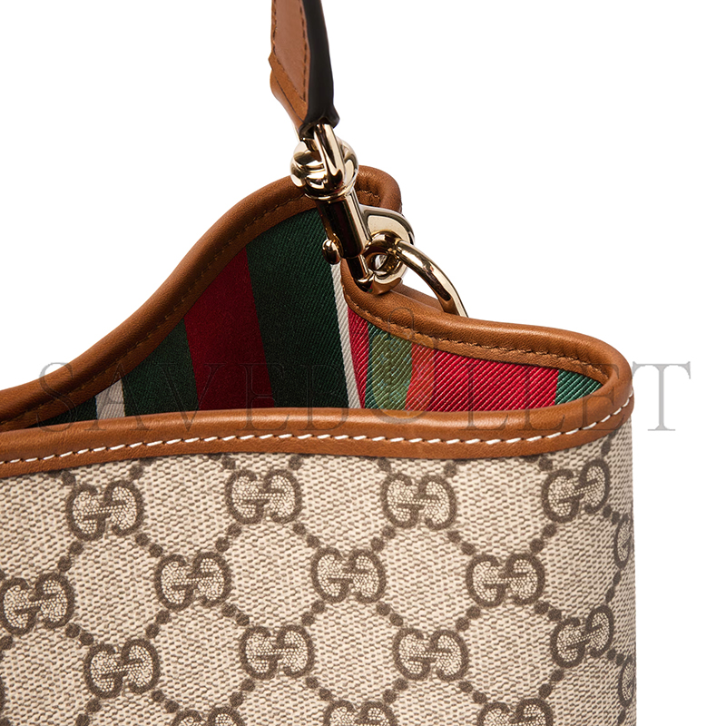 G*u*i gg emblem medium bucket bag 815103 (25*25*15.5cm)